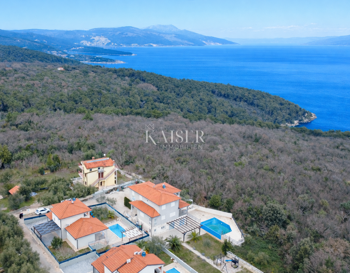 Istria, Rabac - casa con piscina, 182 m2