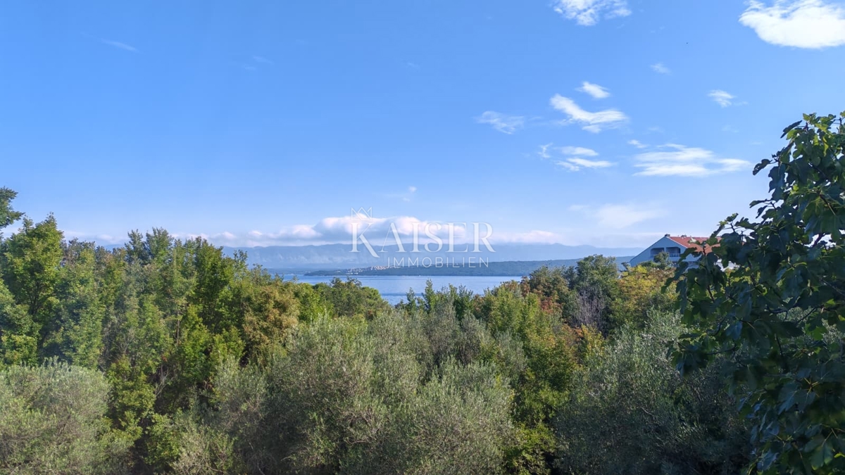 Isola di Krk, Malinska - casa bifamiliare 100m2 con vista mare