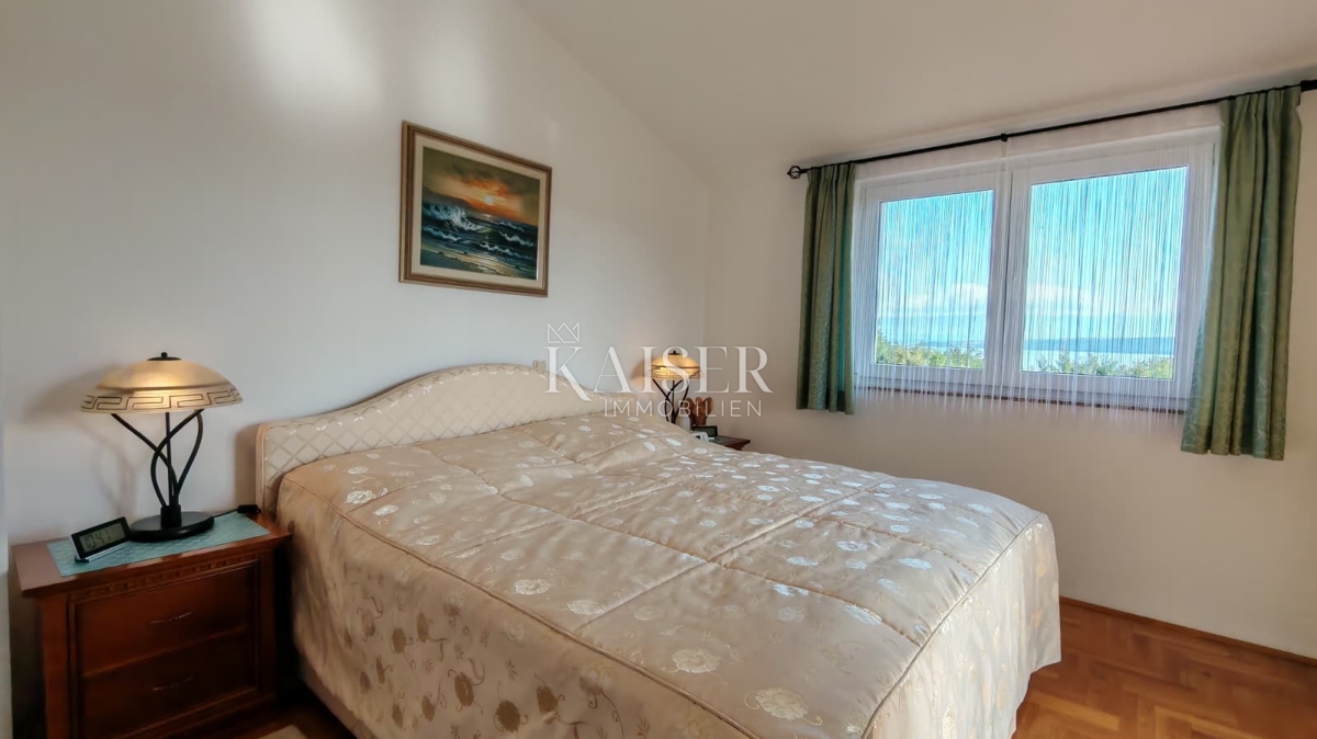 Isola di Krk, Malinska - casa bifamiliare 100m2 con vista mare