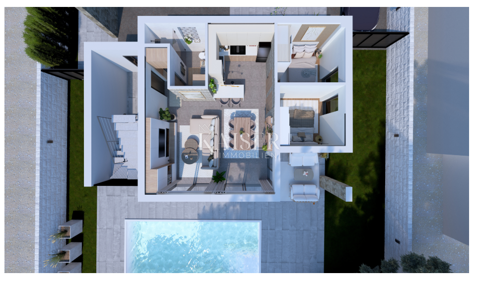 Petrčane - Zara, Attico esclusivo su tutto il piano con terrazza sul tetto