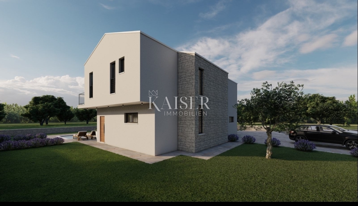 Istria, Prnjani - terreno edificabile con progetto