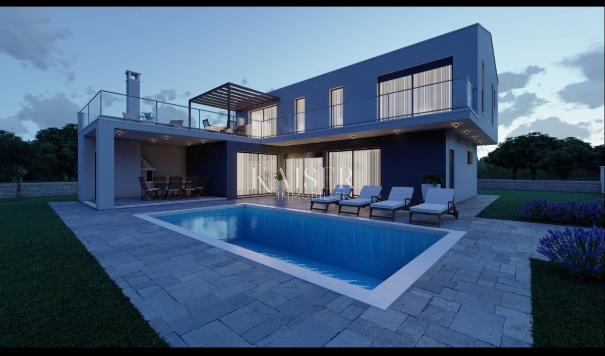 Istria, Prnjani - terreno edificabile con progetto