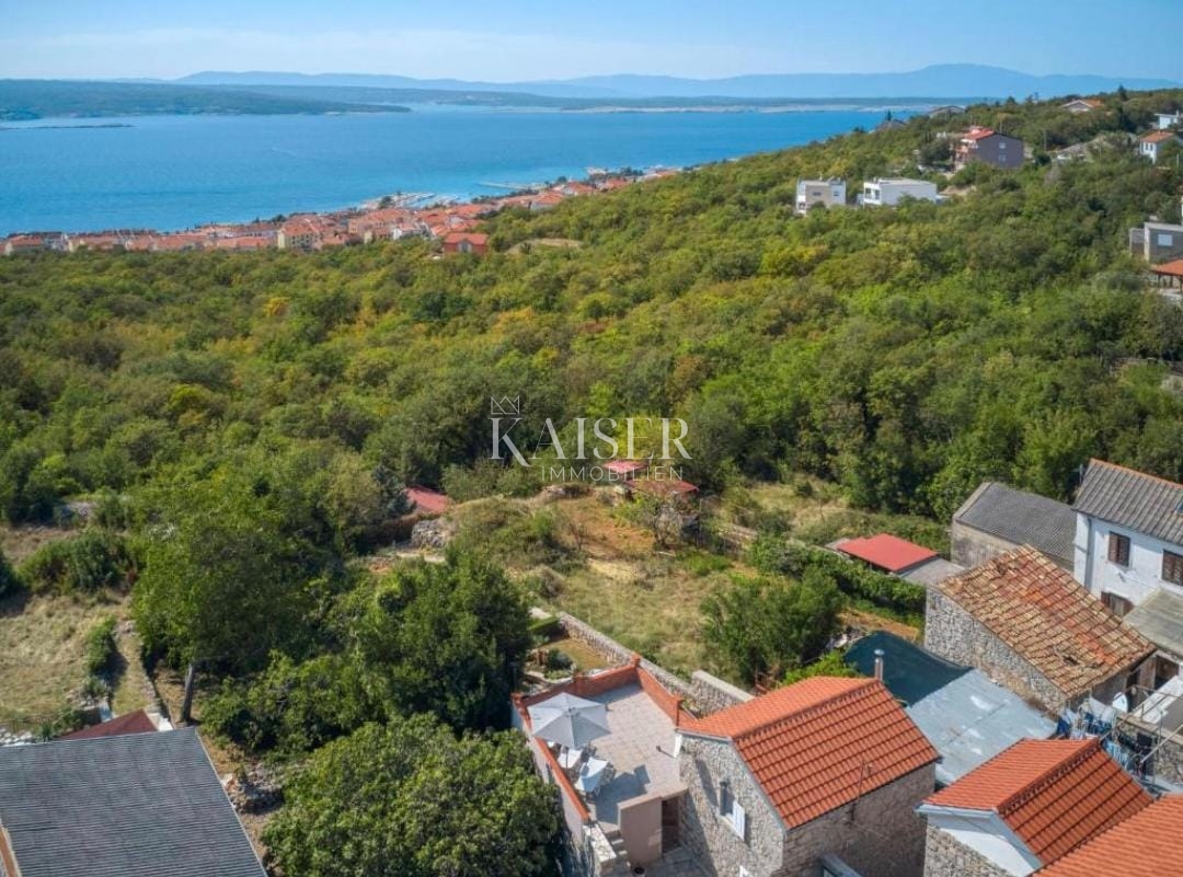 Crikvenica - casa in pietra con una bellissima vista