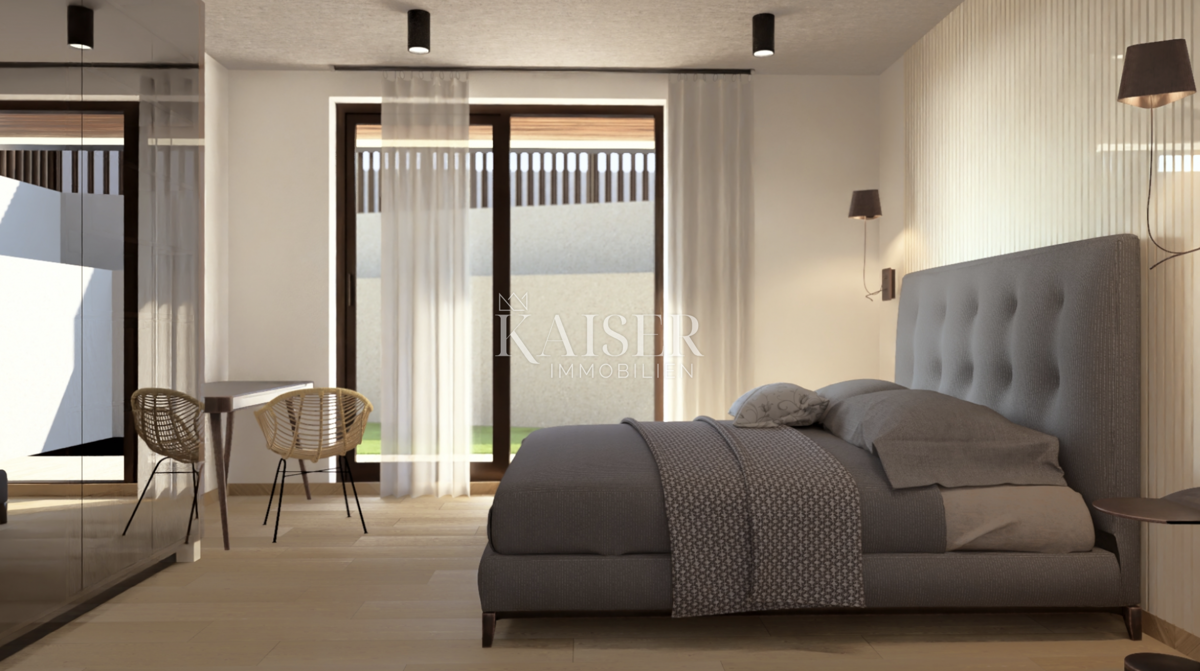 Opatija – Ičići: Appartamento di lusso con giardino privato e vista panoramica sul Golfo del Quarnero