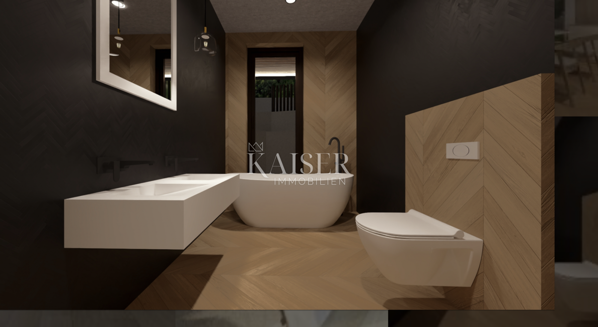 Opatija – Ičići: Appartamento di lusso con giardino privato e vista panoramica sul Golfo del Quarnero