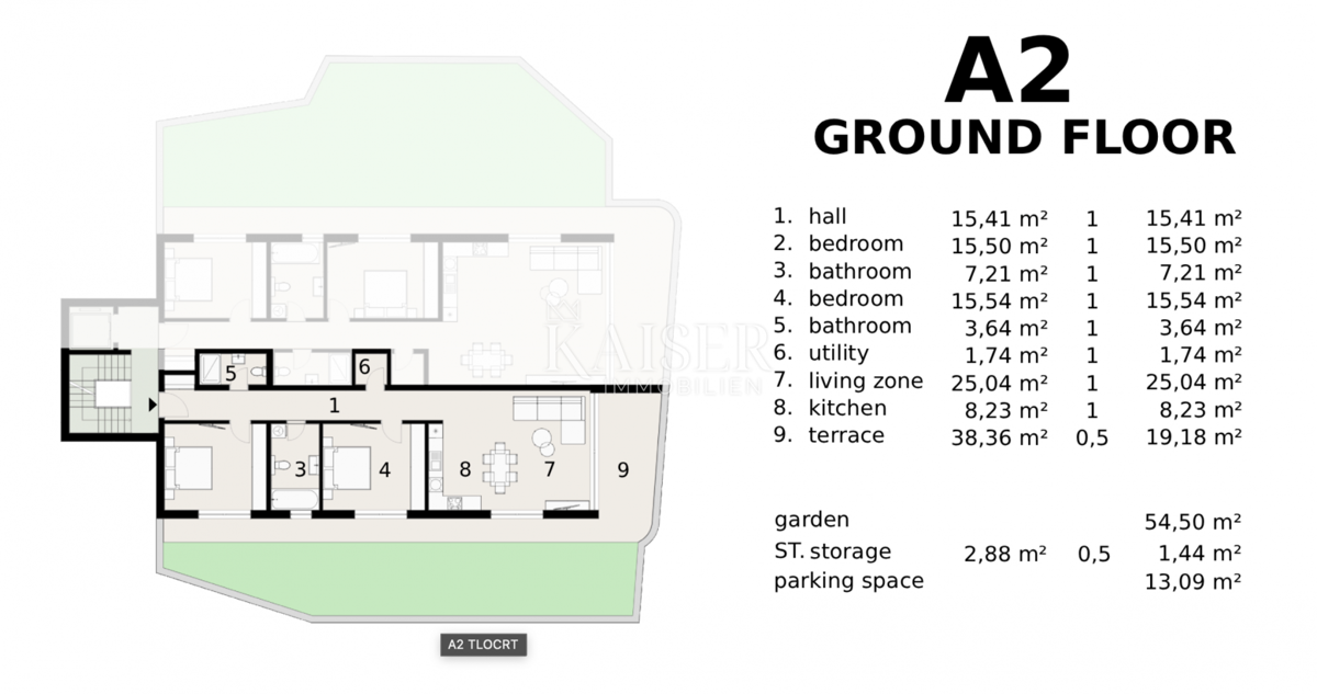 Opatija – Ičići: Appartamento di lusso con giardino privato e vista panoramica sul Golfo del Quarnero