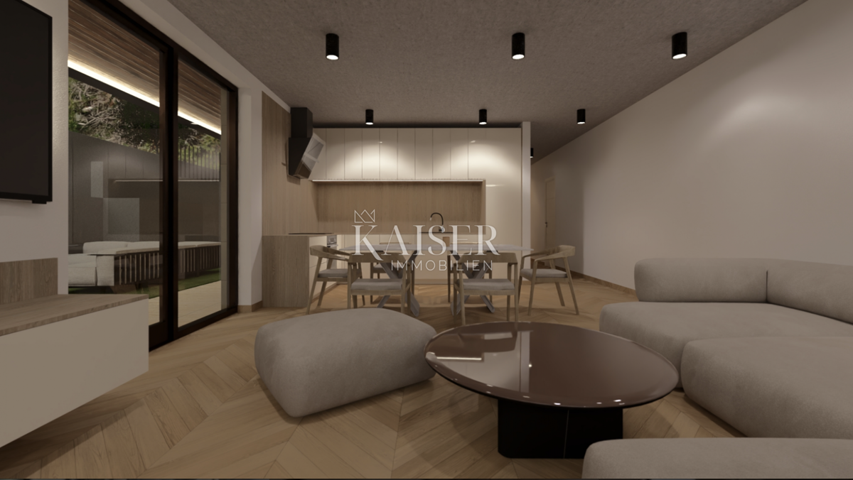 Opatija – Ičići: Appartamento di lusso con giardino privato e vista panoramica sul Golfo del Quarnero