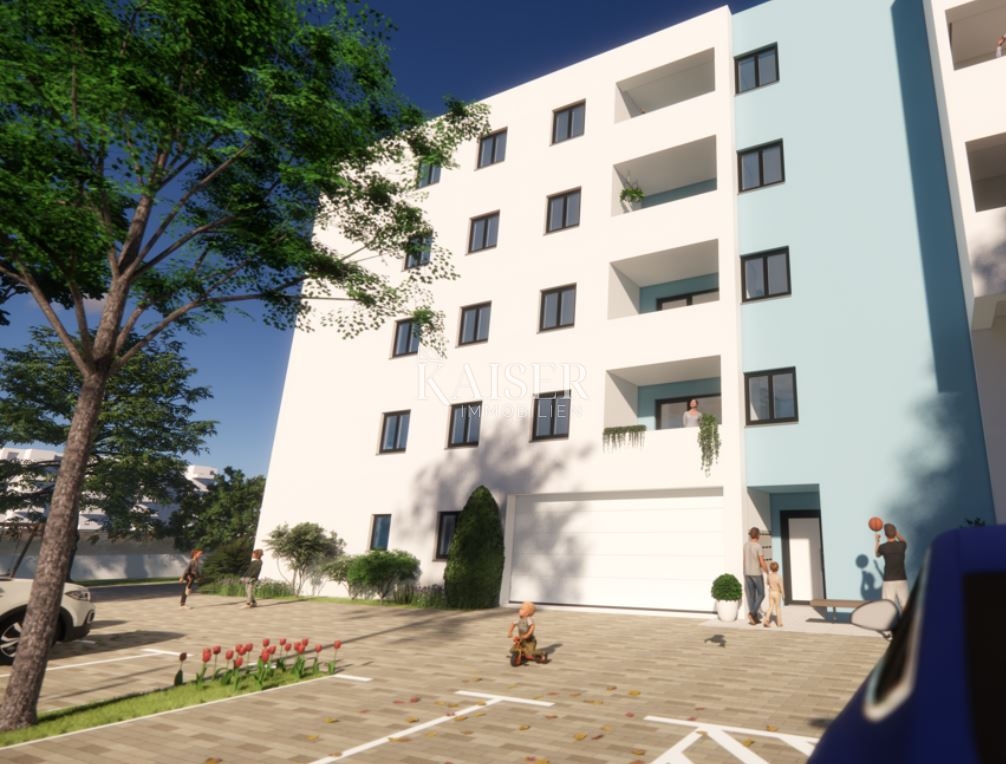 Istria, Pola – moderno appartamento con due camere da letto di 54 m² e balcone