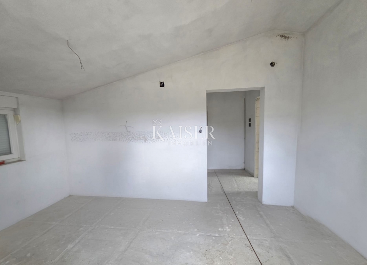 Krk, Gostinjac - casa 95m2 con due appartamenti separati