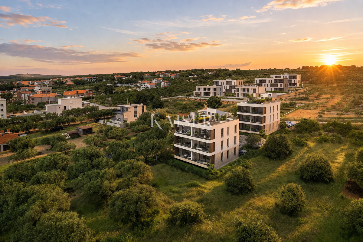 Zadar, Sveti Filip i Jakov – Edificio 1, Appartamento A1 con 2 camere da letto, giardino privato e vista mare (151,86 m²)