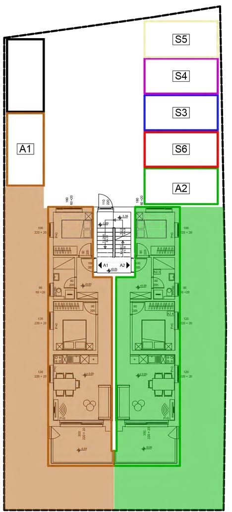 Zadar, Sveti Filip i Jakov – Edificio 1, Appartamento A1 con 2 camere da letto, giardino privato e vista mare (151,86 m²)