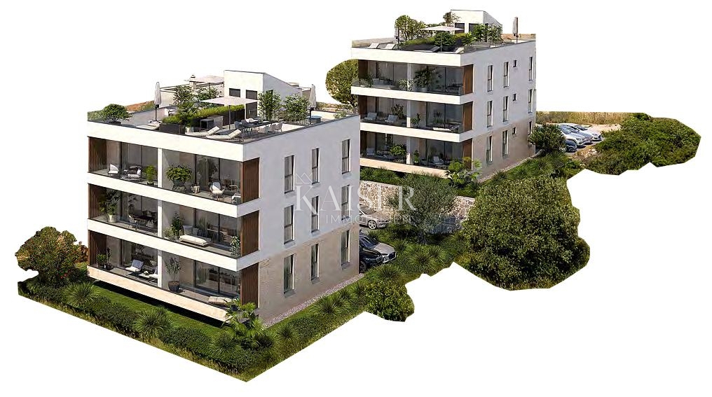 Zadar, Sveti Filip i Jakov – Edificio 1, Appartamento A1 con 2 camere da letto, giardino privato e vista mare (151,86 m²)