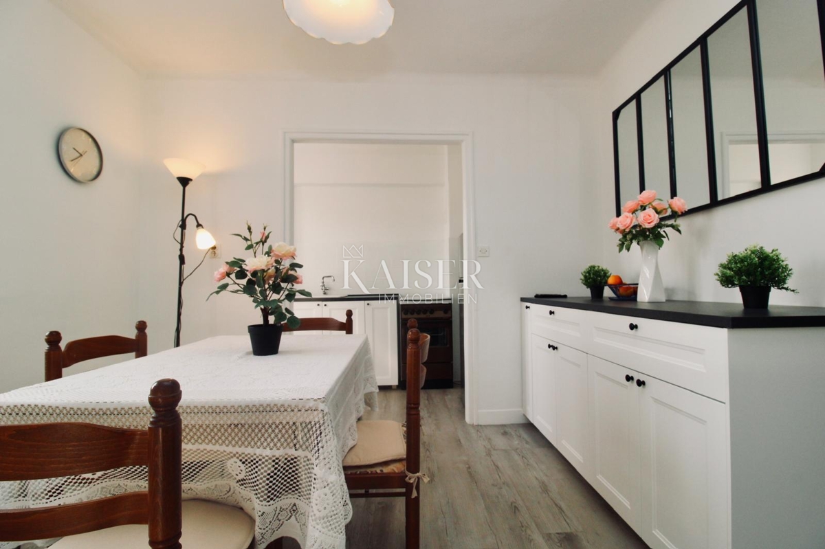 Opatija, Lovran – Piano di una casa familiare con terrazza e giardino al centro