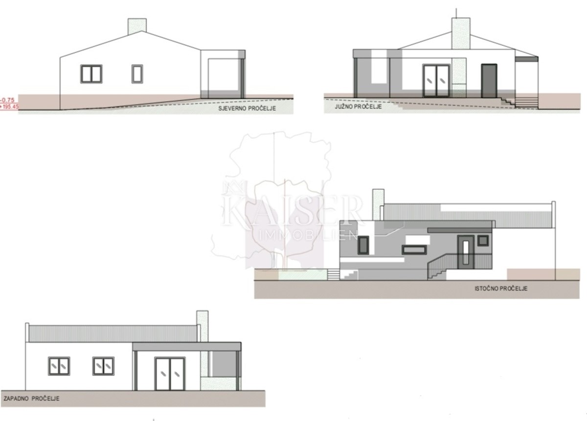 Istria - Barban - terreno edificabile con progetto, 1040 m2