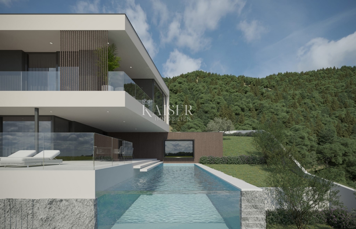 Istria, Rabac - una bellissima villa con vista sul mare