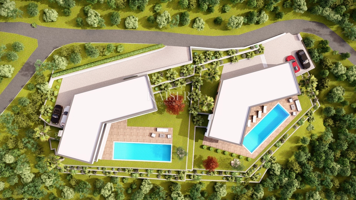 Mošćenička Draga - terreno con vista mare, 1.215 m2