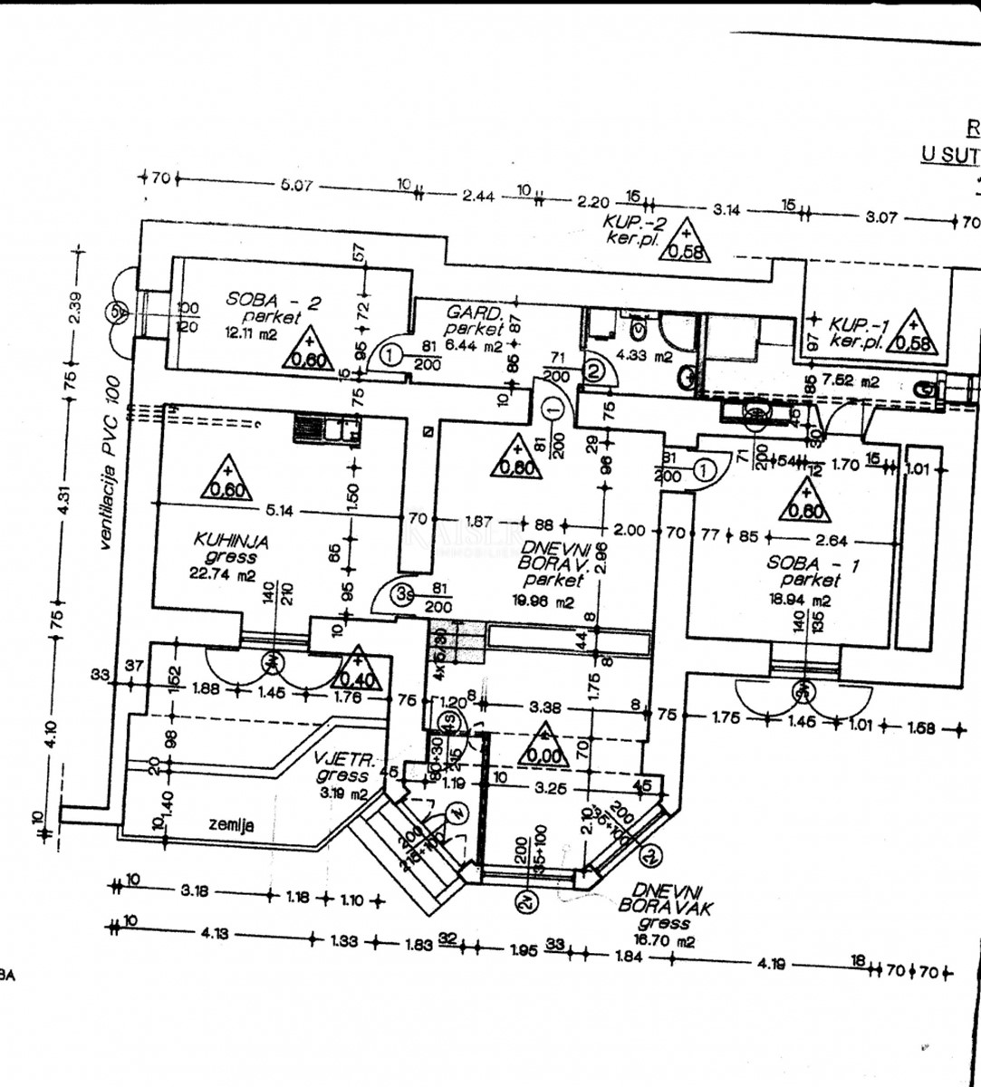 Appartamento Opatija - Centar, Opatija, 108m2