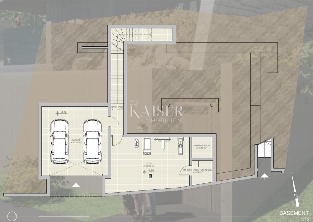 Istria, Buie, dintorni - villa 280m2 con piscina a sfioro e splendida vista 