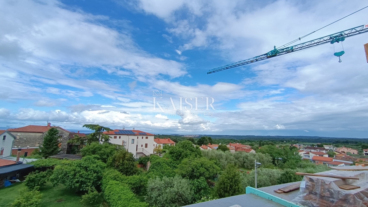 Istria, Tar - lussuoso appartamento di 147 m2 con terrazza panoramica e vista mare