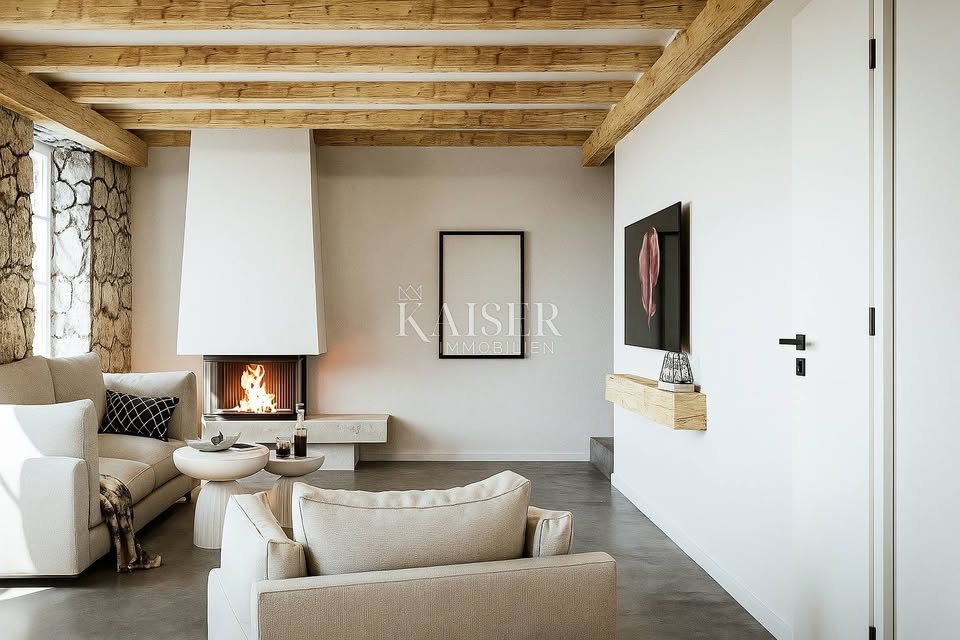 Labin, Skitača, autentica casa in pietra ristrutturata