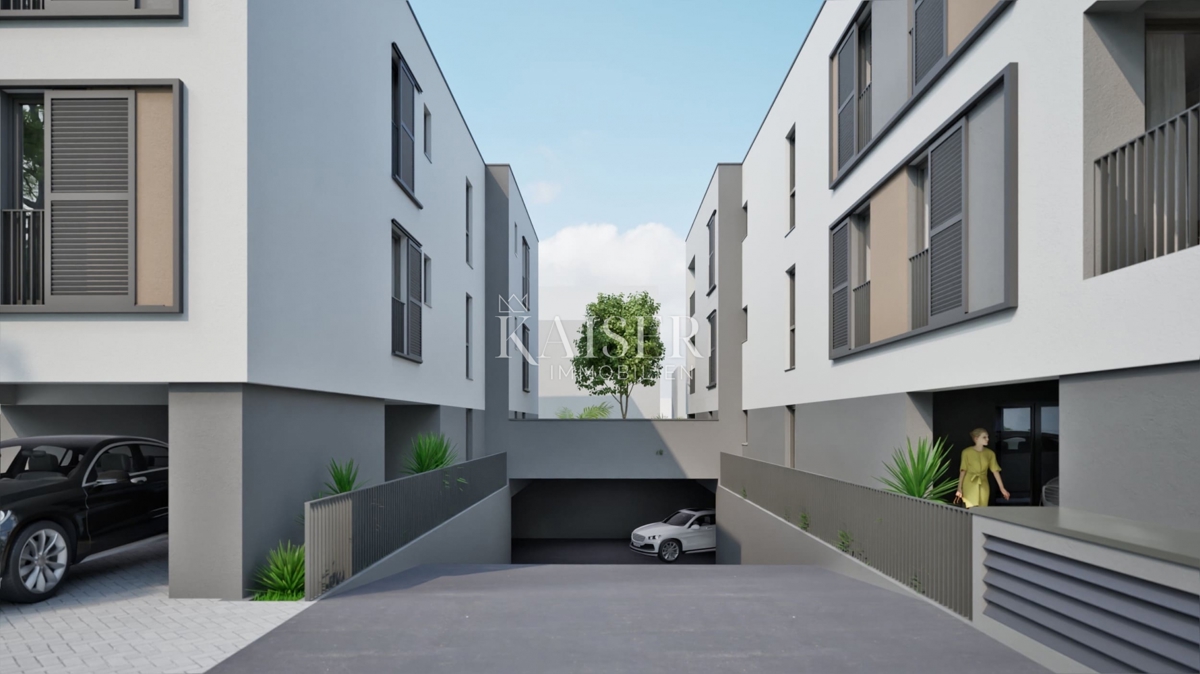 Zara, Ričine, appartamento con due camere da letto 82 m2 con giardino, nuova costruzione