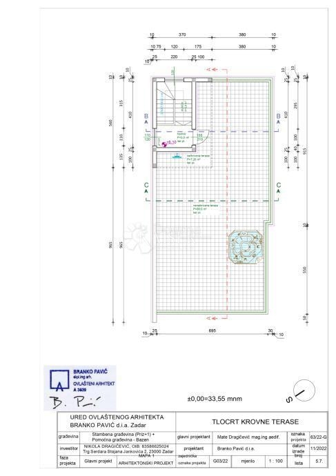Zara, Rtina - Villa di lusso con piscina, a 250 m dalla spiaggia