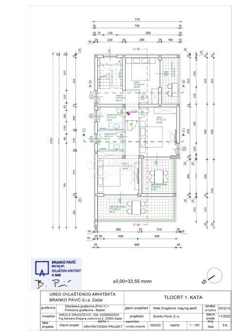 Zara, Rtina - Villa di lusso con piscina, a 250 m dalla spiaggia