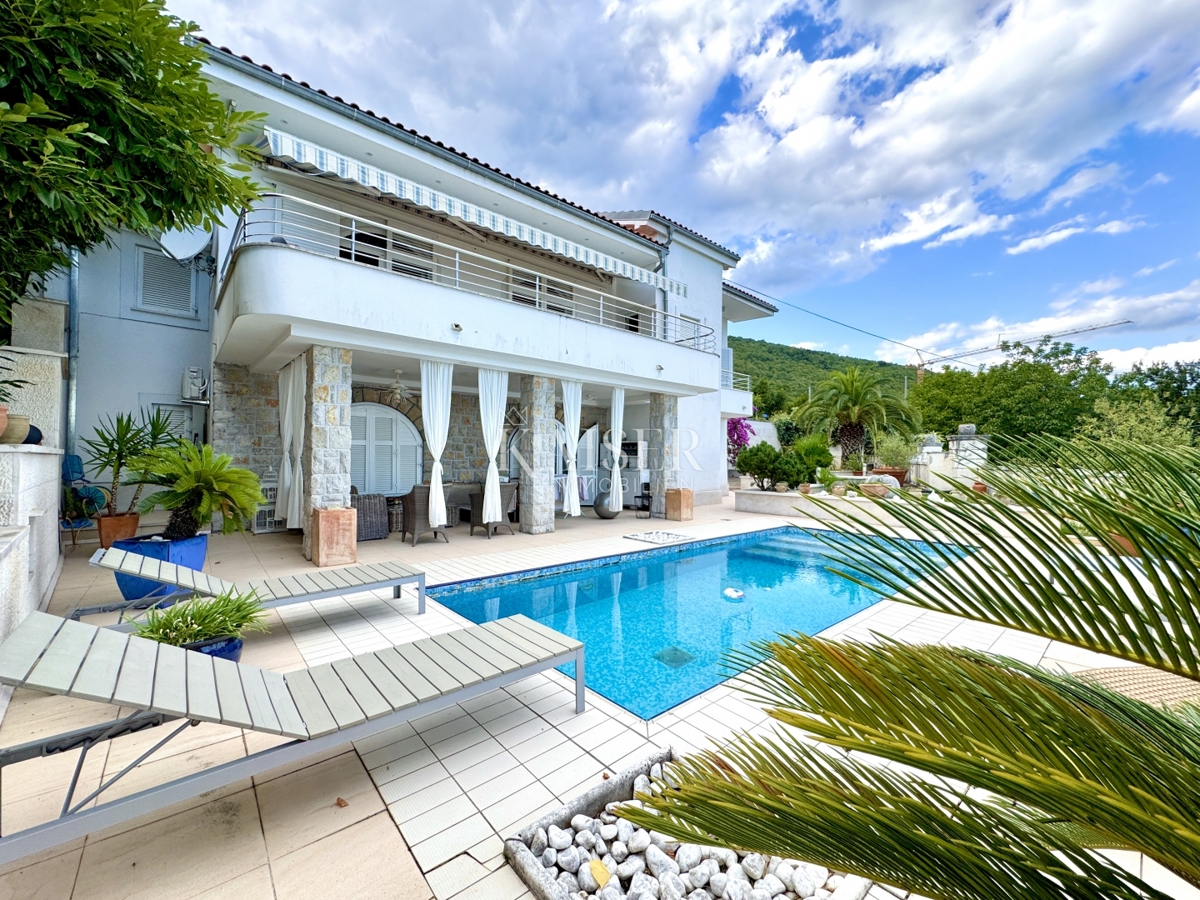 Opatija, Ičići - Bellissima villa familiare con piscina a 200 m dal mare