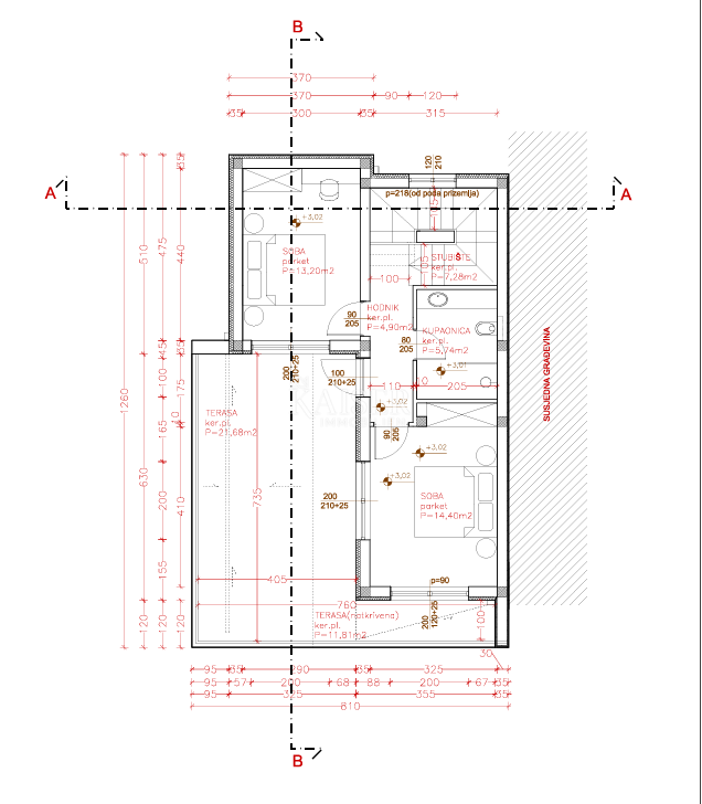 Istria, Pola - moderna casa bifamiliare di 120m2 con piscina e terrazza