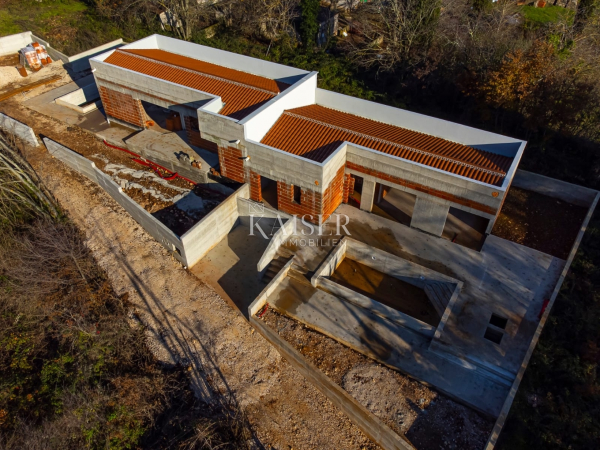 Istria, Barban - Moderna casa bifamiliare con piscina