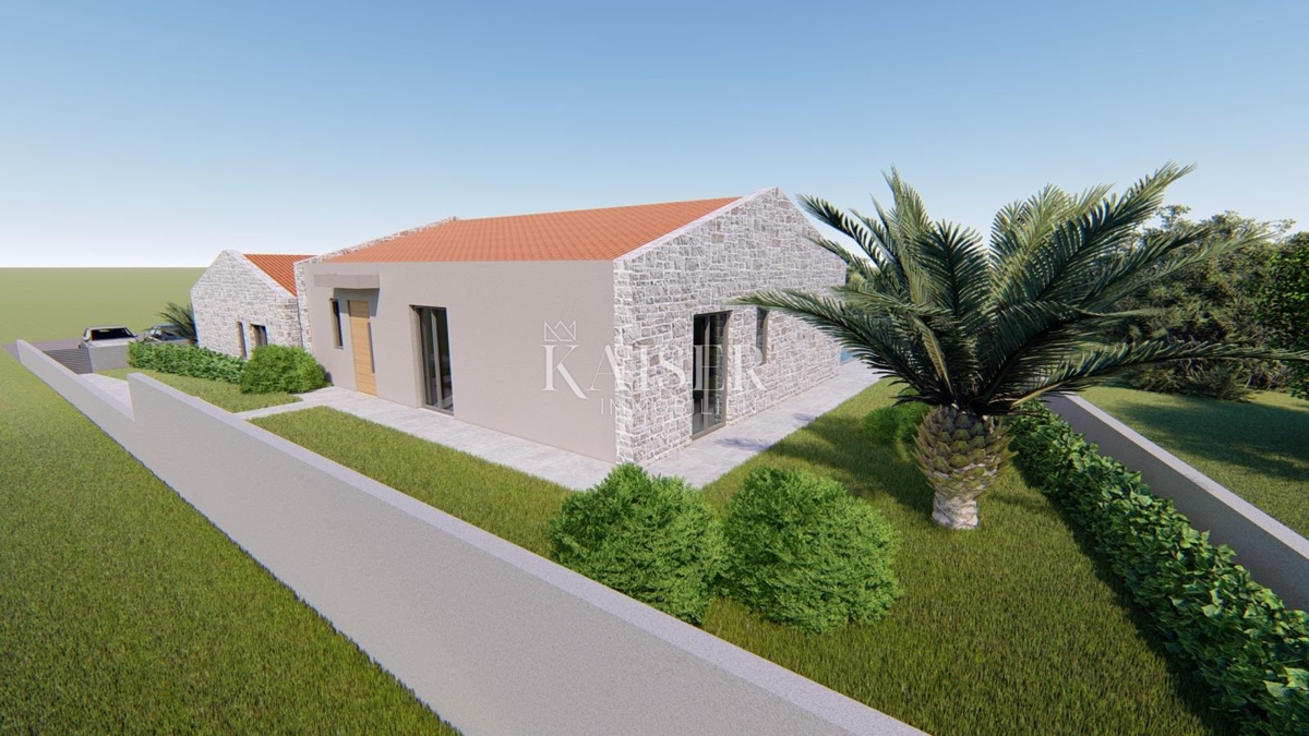 Istria, Visinada - casa bifamiliare con piscina