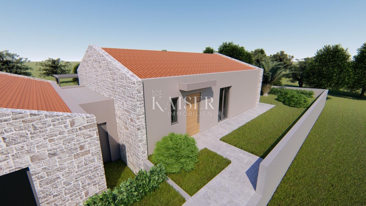 Istria, Visinada - casa bifamiliare con piscina