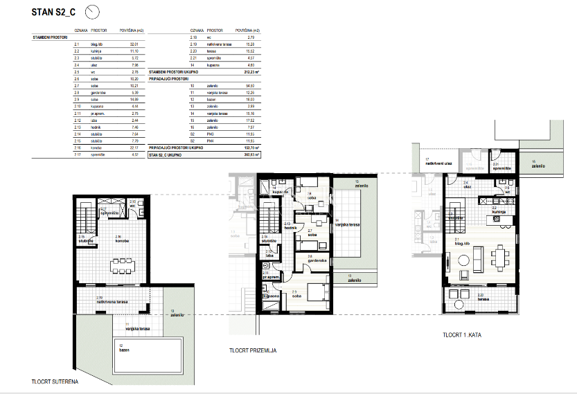 Appartamento Glavani, Kostrena, 165m2