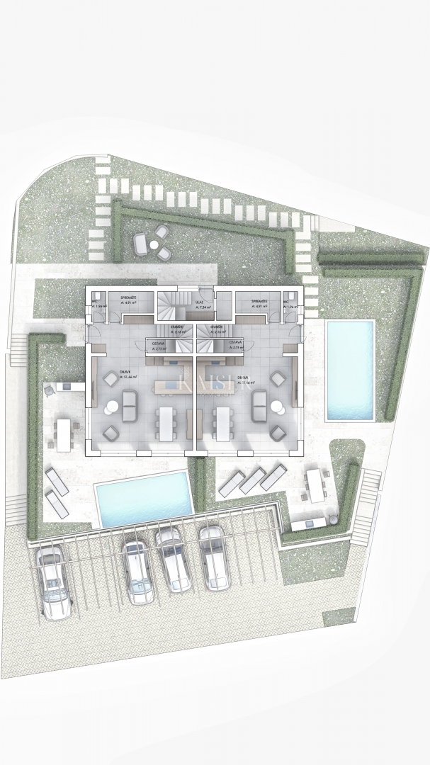 Земля під забудову Krk, 753,50m2