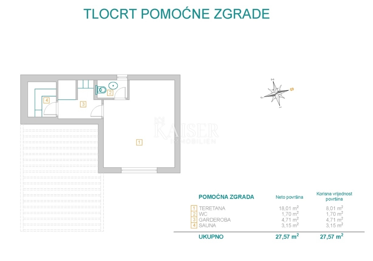 Villa Dvornica, Rogoznica, 450m2