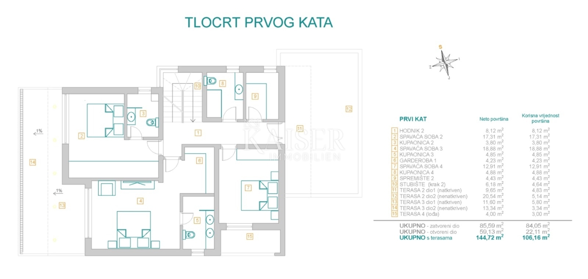 Villa Dvornica, Rogoznica, 450m2