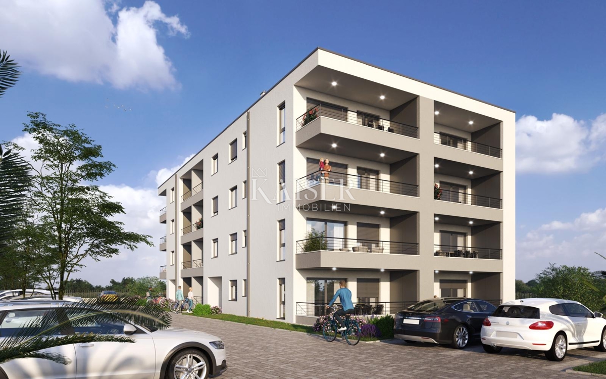 Dražice, nuova costruzione - appartamento 77,55 m2, 2 camere da letto + soggiorno