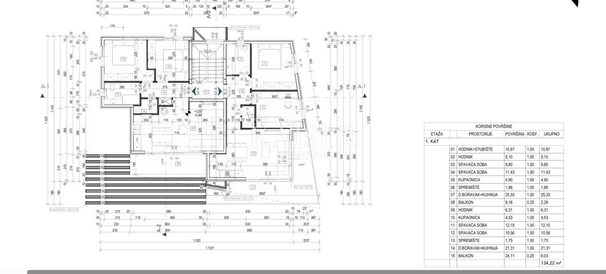 Appartamento Petrčane, Zadar - Okolica, 75m2
