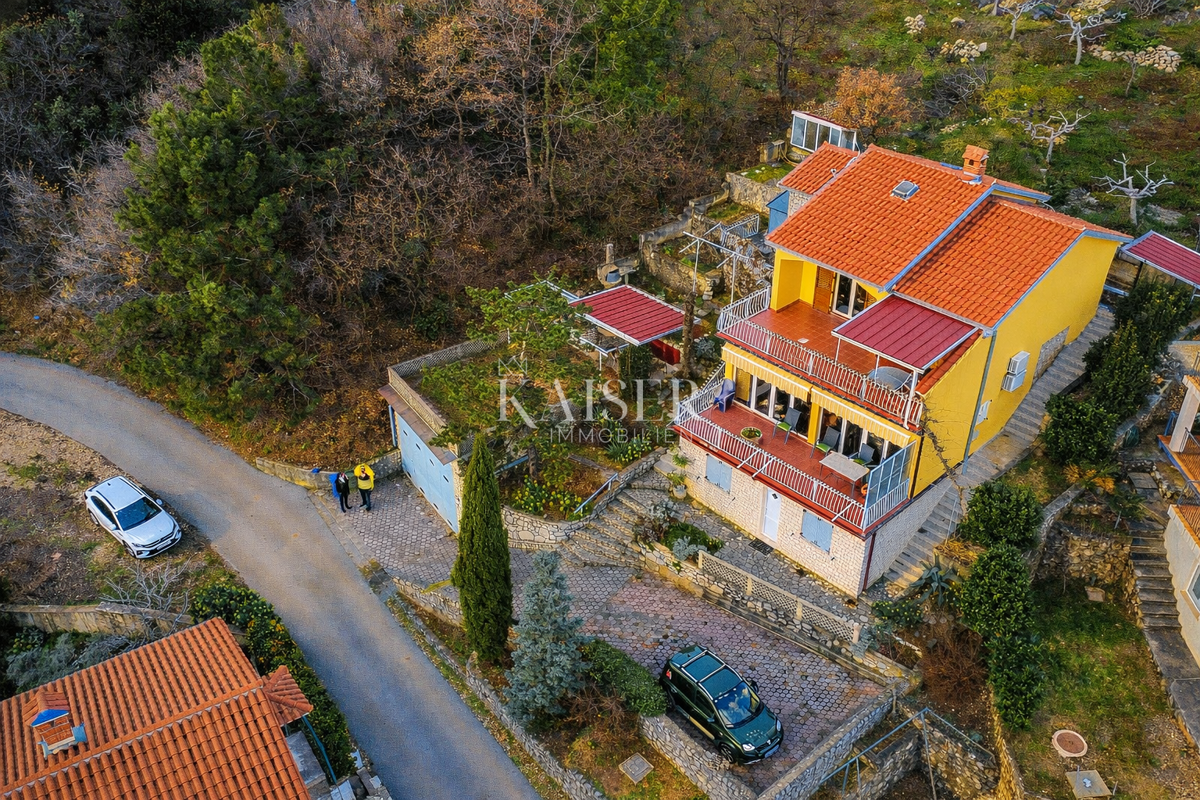 Opatija, Brseč - vista panoramica sul mare, casa, 243 m2