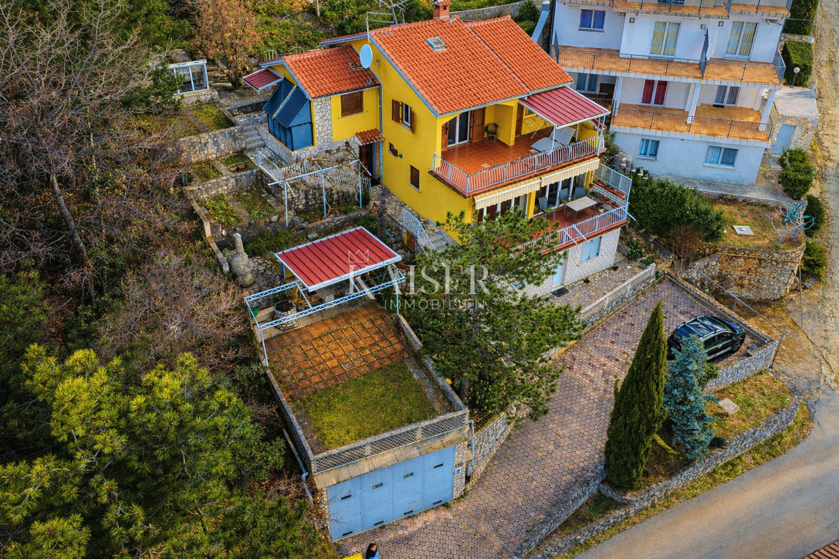 Opatija, Brseč - vista panoramica sul mare, casa, 243 m2