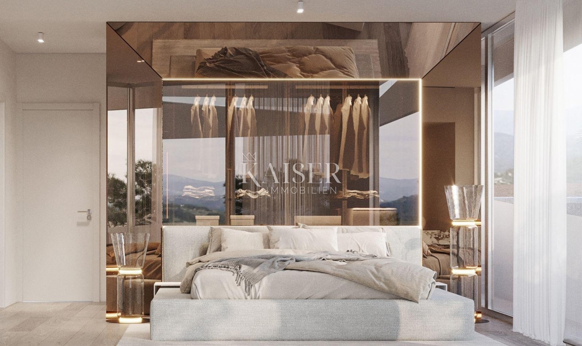 Istria, Plomin - villa moderna con vista panoramica sul Golfo del Quarnero