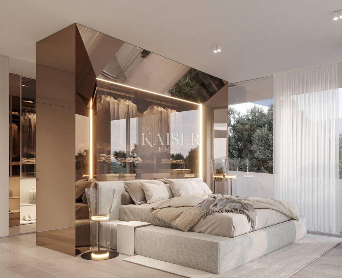 Istria, Plomin - villa moderna con vista panoramica sul Golfo del Quarnero