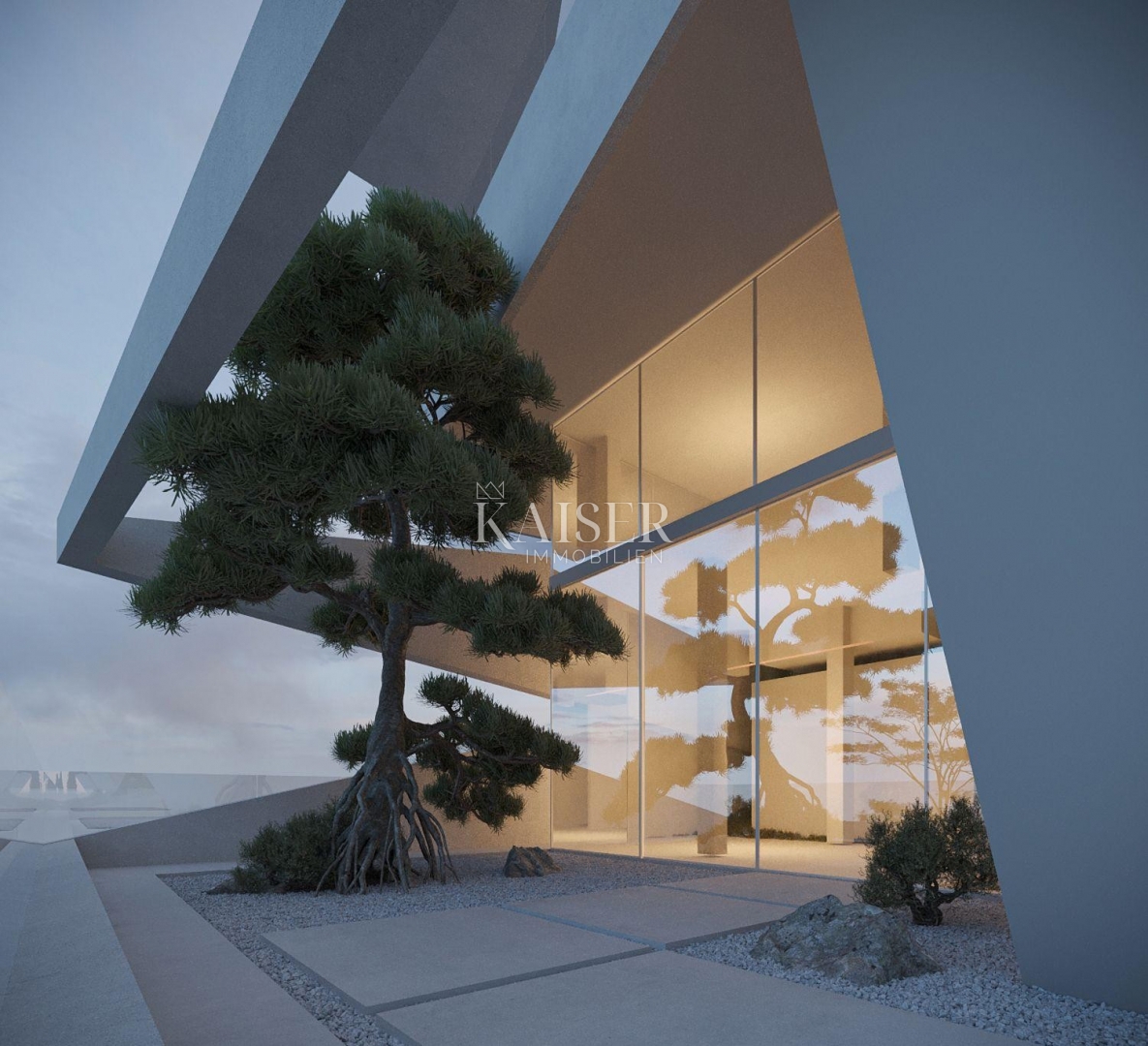 Istria, Plomin - villa moderna con vista panoramica sul Golfo del Quarnero