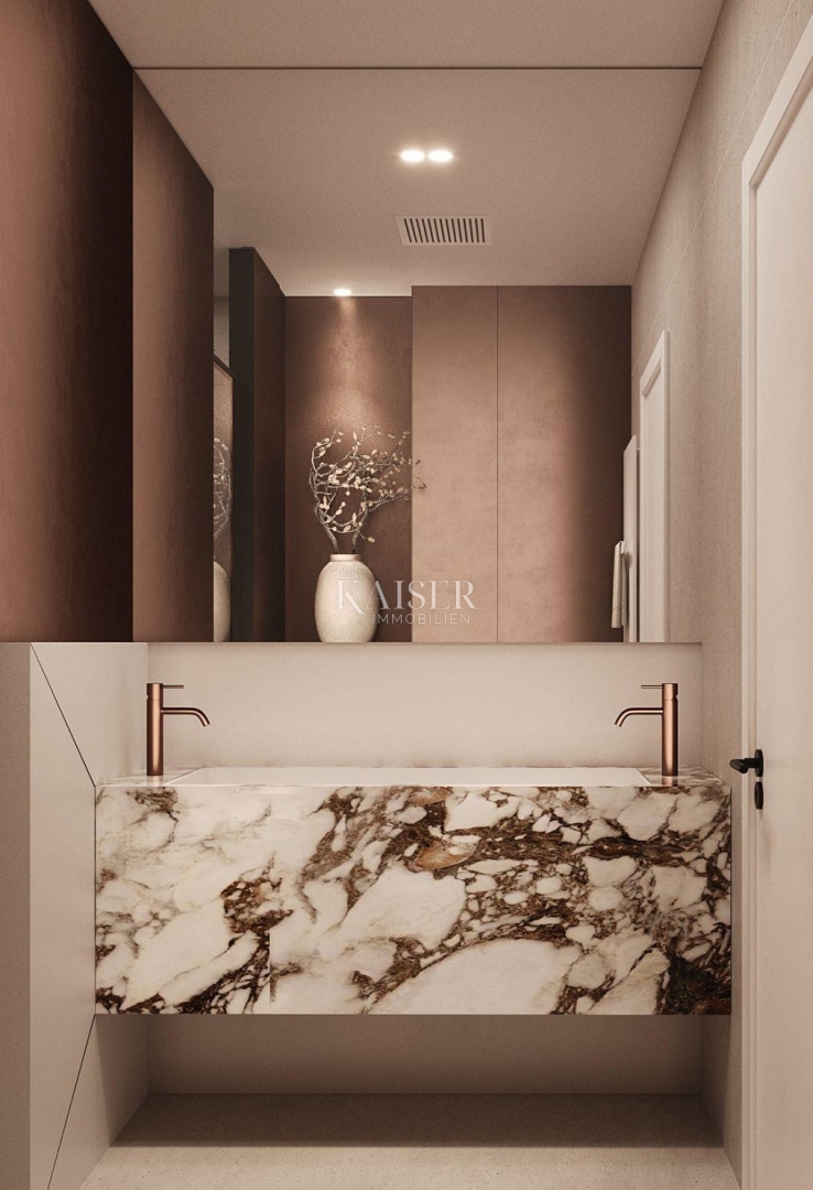 Istria, Plomin - villa moderna con vista panoramica sul Golfo del Quarnero