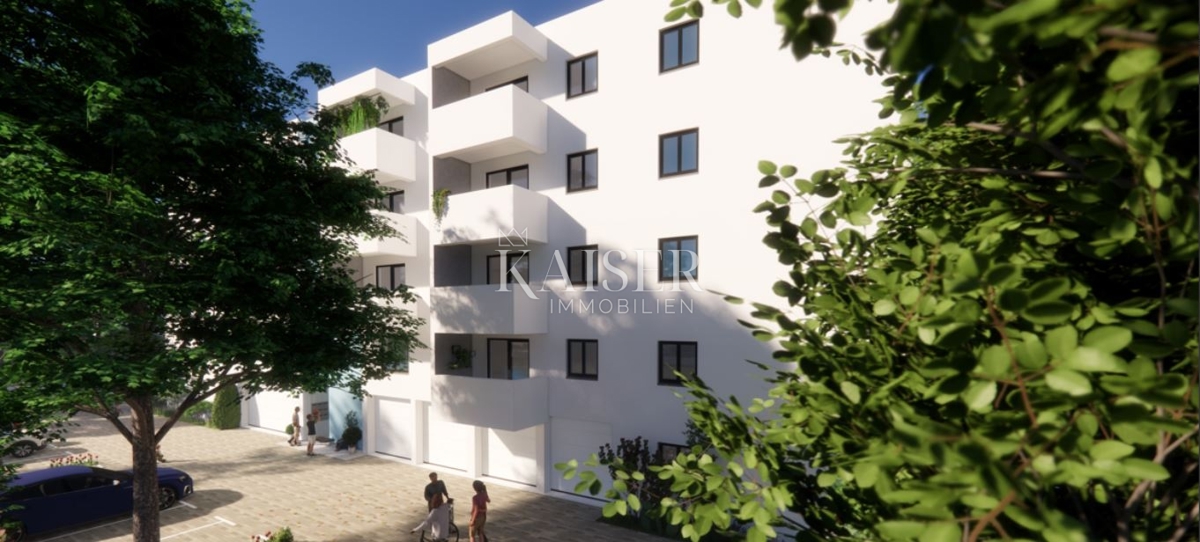 Istria, Pola - appartamento con due camere da letto di 54 m2 in un nuovo edificio con ascensore