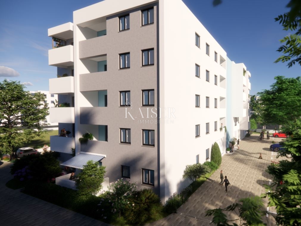 Istria, Pola - appartamento con due camere da letto di 54 m2 in un nuovo edificio con ascensore