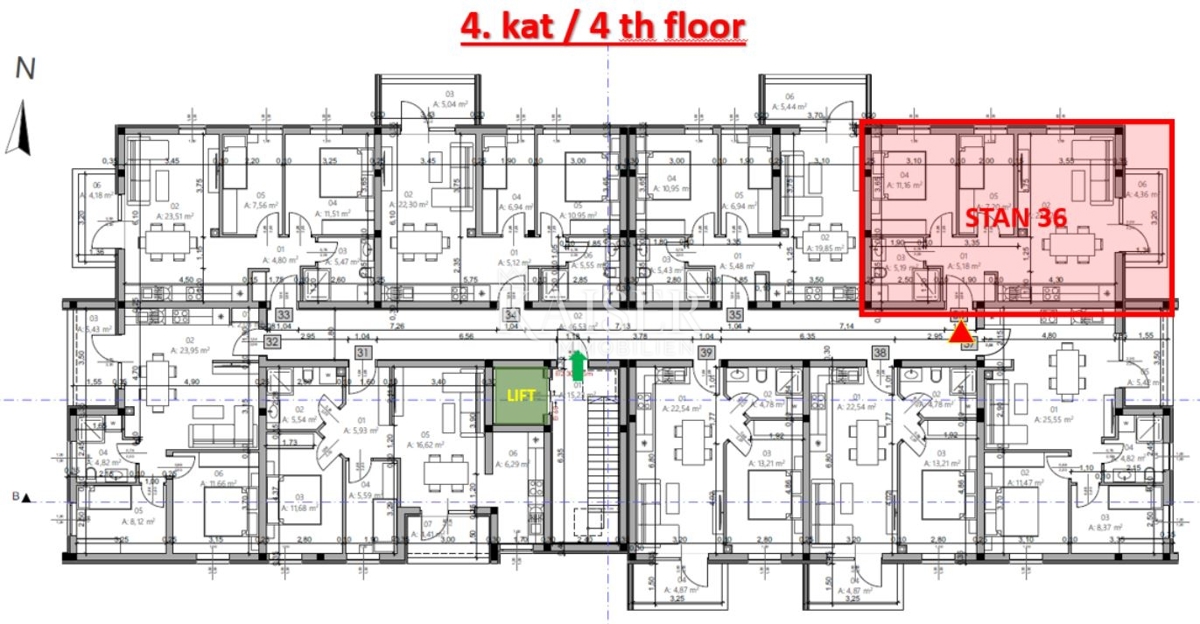 Istria, Pola - appartamento con due camere da letto di 54 m² in un moderno edificio di nuova costruzione
