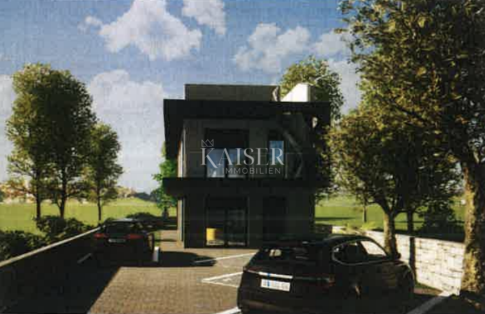 Krk, Brzac - casa indipendente con nuovo progetto di ricostruzione