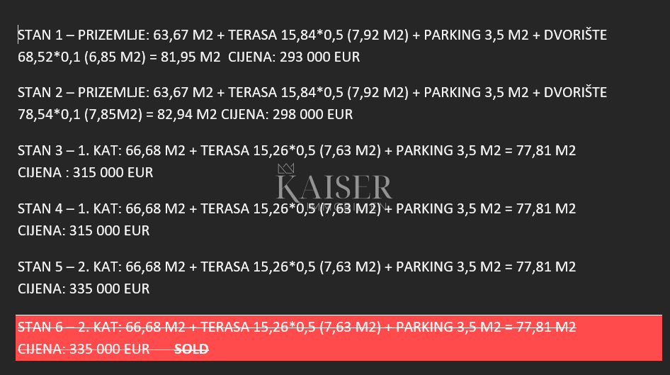 Appartamento Stivašnica, Rogoznica, 75m2