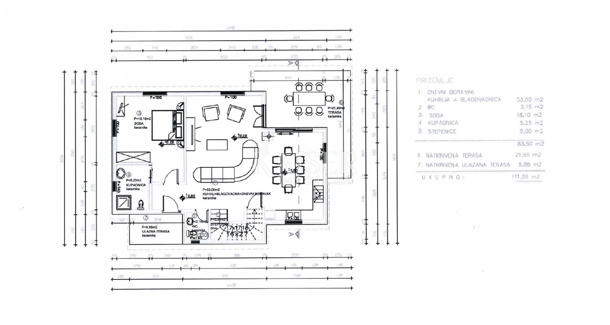 Istria, Rabac - casa con vista mare e piscina, 220 m2